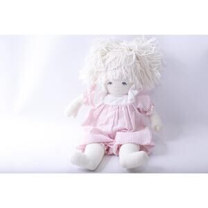 Pauline Bjonness Jacobsen, Two-faced Rag Doll in Pink Costume, Blonde, Awake,